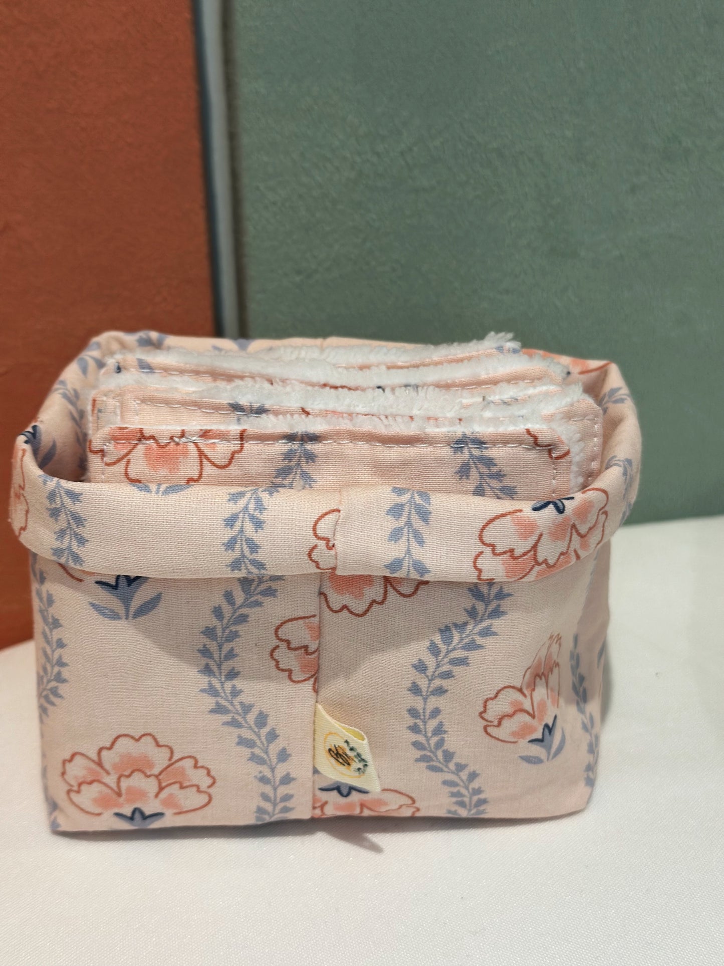 Panier + 6 cotons